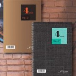 ΜΠΛΟΚ ΣΠΙΡΑΛ 4 ΘΕΜΑΤΩΝ(120Φ) ΡΙΓΕ ΟΡΘΙΟ(12Χ17,4) 70gr