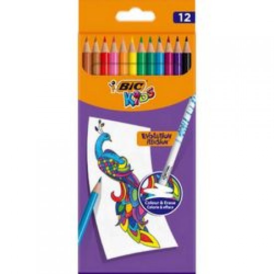 ΞΥΛΟΜΠΟΓΙΕΣ BIC SET 12 ΛΕΠΤΕΣ ERASABLE