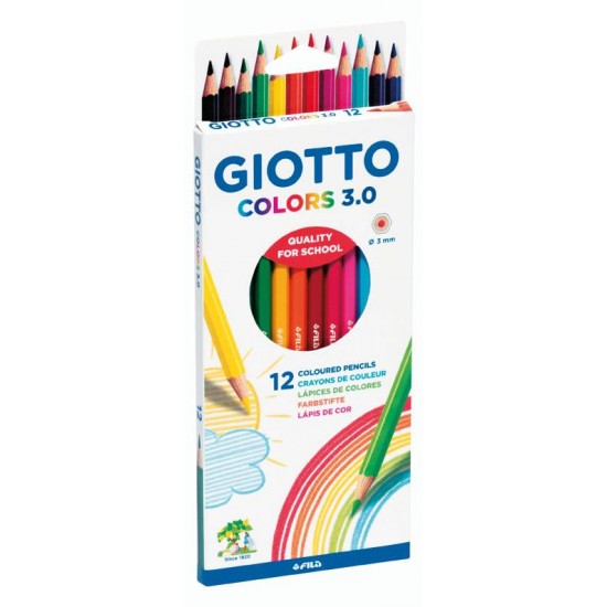 Giotto Colors 3.0 Ξυλομπογιές 12τμχ