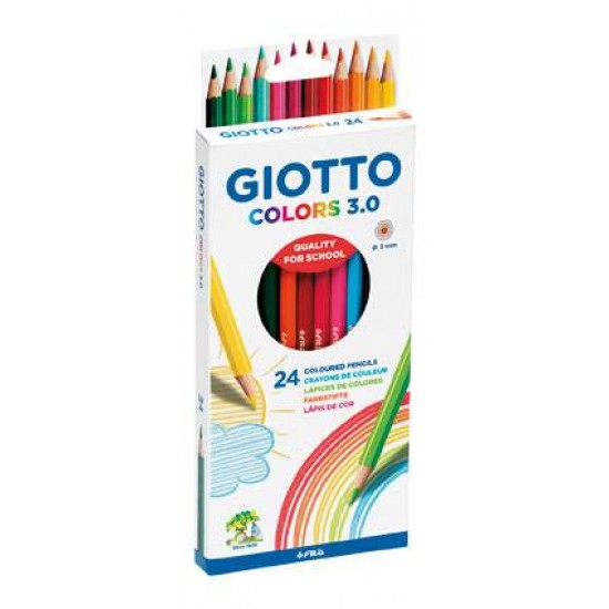 Giotto Colors 3.0 Ξυλομπογιές 24τμχ