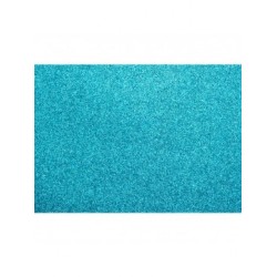 ΧΑΡΤΟΝΙ GLITTER 50 X 70CM 300GR ΧΡΩΜΑ OCEAN BLUE 