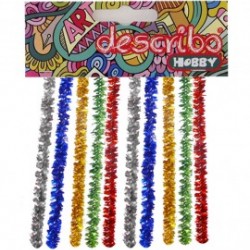 ΣΥΡΜΑ ΠΙΠΑΣ ΑΣΟΡΤΙ ΜΕΤΑΛΛΙΚA ΧΡΩΜΑΤΑ ΣΕΤ 25 ΤΕΜAΧΙΩΝ 30 X 0,6 CM DESCRIBO * CN *