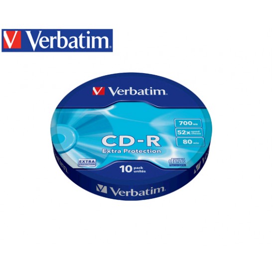 VERBATIM CD-R 700MB 52X 10Τ. ΣΥΡΡΙΚΝΩΣΗΣ