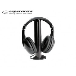 ESPERANZA ΑΚΟΥΣΤΙΚΑ ΑΣΥΡΜΑΤΑ TITANUM LIBERTY ΜΑΥΡΟ