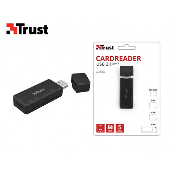 TRUST CARD READER USB 3.1 NANGA