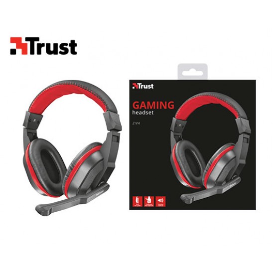 TRUST GAMING ΑΚΟΥΣΤΙΚΑ ΕΝΣΥΡΜΑΤΑ ΓΙΑ PS5/PS4/XBOX ZIVA ΜΑΥΡΑ