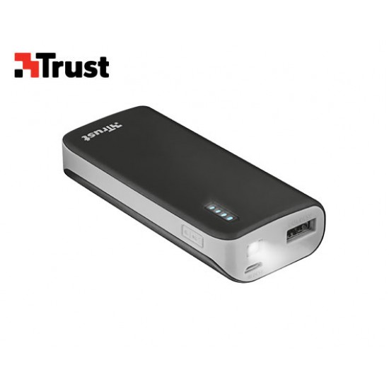 TRUST POWERBANK 4400mAh PRIMO ΜΑΥΡΟ