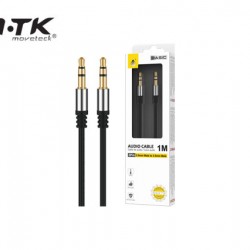 MTK ΚΑΛΩΔΙΟ ΗΧΟΥ 3.5MM 1m JACK B6279 2102152 ΜΑΥΡΟ