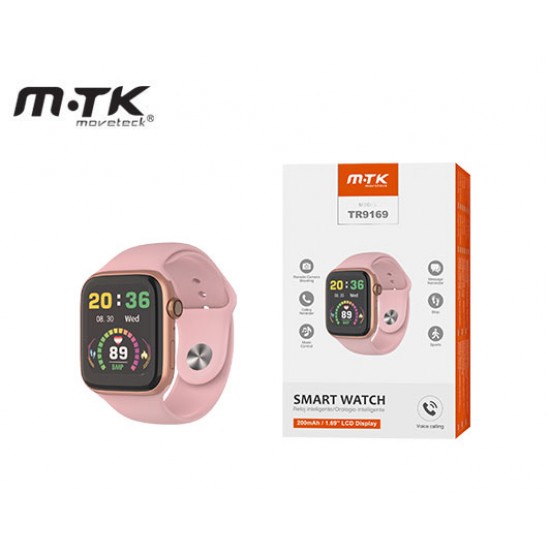 MTK SMART WATCH 1.69' TOUCH SCREEN TR9169 ΡΟΖ