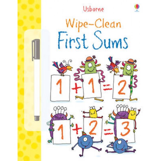 USBORNE WIPE-CLEAN : FIRST SUMS PB