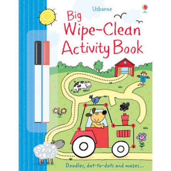 USBORNE WIPE-CLEAN : BIG WIPE CLEAN ACTIVITY BOOK PB