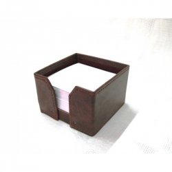 Κύβος από Τεχνητό Δέρμα Πλήρης Καφέ
