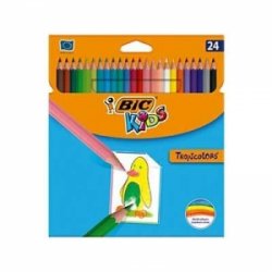 ΞΥΛΟΜΠΟΓΙΕΣ BIC TROPICOLORS ΛΕΠΤΕΣ ΣΕΤ 24