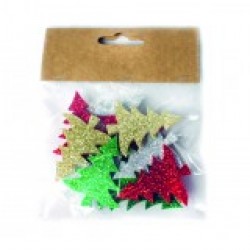 ΑΥΤΟΚΟΛΛΗΤΟ ΔΕΝΤΡΟ ΜΕ GLITTER(ΣΕΤ 12)