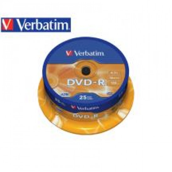 DVD-R VERBATIM 4,7GB 16X ΚΟΡΙΝΑ 25 ΤΕΜ