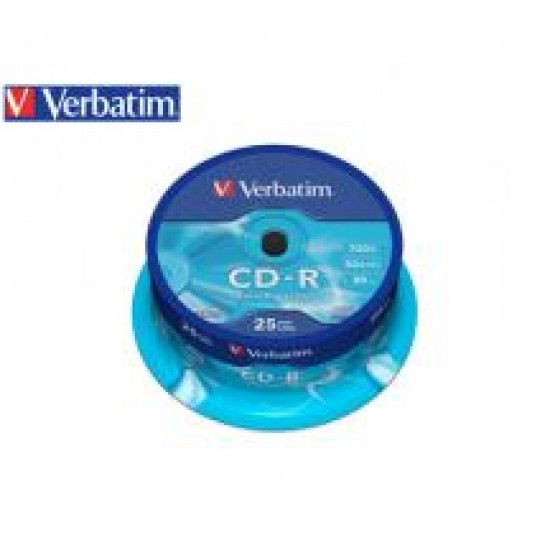 VERBATIM CD-R 700MB 52X 25Τ. CAKEBOX