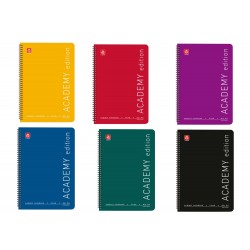 Τετράδια σπιράλ Academy Α4  2 θεμάτων