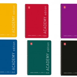 Τετράδια σπιράλ Academy Α4  3 θεμάτων