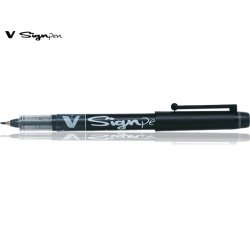 PILOT ΜΑΡΚ. V SIGNPEN 0.6 ΜΑΥΡΟΣ 12Τ.