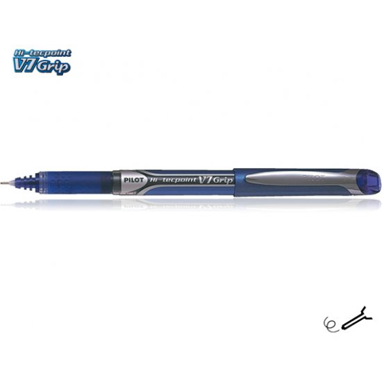 PILOT ΜΑΡΚ. V7 GRIP 0.7 ΜΠΛΕ 12Τ.