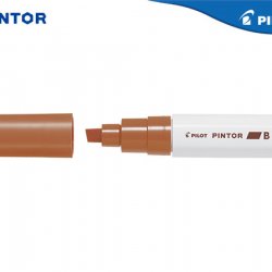 PILOT ΜΑΡΚ.PAINT PINTOR BROAD ΚΑΦΕ