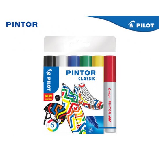 PILOT ΜΑΡΚ.PAINT PINTOR MEDIUM CLASSIC ΣΕΤ