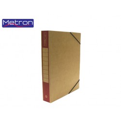 METRON ΚΟΥΤΙ ΛΑΣΤ.ΟΙΚ.ΡΑΧΗ ΧΡΩΜ. 25x33x5 Β ΚΟΚΚΙΝΟ