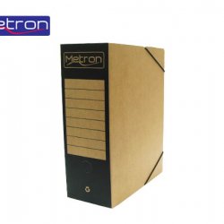 METRON ΚΟΥΤΙ ΛΑΣΤ.ΟΙΚ.ΡΑΧΗ ΧΡΩΜ.25x33x12 Β ΜΑΥΡΟ