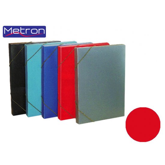 METRON ΚΟΥΤΙ ΛΑΣΤΙΧΟ 25x35x3 ΜΑΤ ΚΟΚΚΙΝΟ