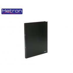 METRON ΝΤΟΣΙΕ ΠΛΑΣT. 2ΚΡ. Α4 2εκ. ΜΑΥΡΟ
