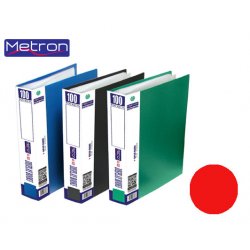 METRON ΣΟΥΠΛ 100 ΘΕΣΕΩΝ Α4 CLASSIC ΚΟΚΚΙΝΟ