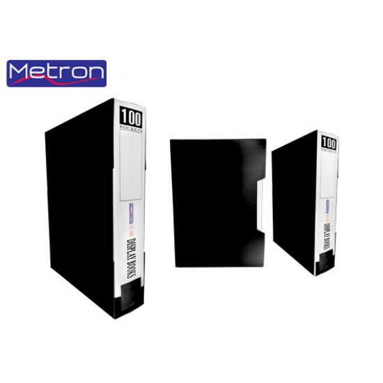 METRON ΣΟΥΠΛ KOYTI 100 ΘΕΣΕΩΝ Α4 100B/100L ΜΑΥΡΟ