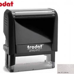 TRODAT ΣΦΡΑΓΙΔΑ 47x18 PRINTY 4912 ΜΑΥΡΗ