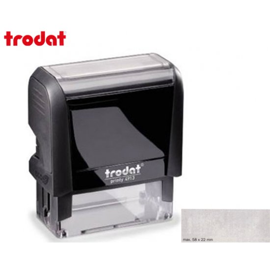 TRODAT ΣΦΡΑΓΙΔΑ 58x22 PRINTY 4913 ΜΑΥΡΗ