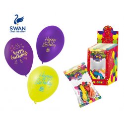 SWAN ΜΠΑΛΟΝΙΑ HAPPY BIRTHDAY 26εκ. 12Τ.