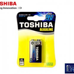 TOSHIBA ΜΠΑΤΑΡΙΑ 6LF22G (9V) ALKALINE ΠΛΑΚΕ 9V