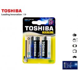 TOSHIBA ΜΠΑΤΑΡΙΕΣ LR 20 (D) ALKALΙΝΕ ΧΟΝΔΡΕΣ 2Τ.