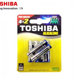 TOSHIBA ΜΠΑΤΑΡΙΕΣ LR 03 (AAA) ALKAL. 4+2 Τ.