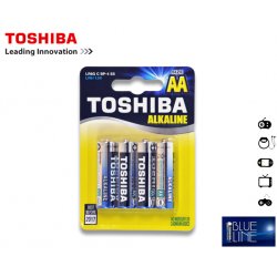 TOSHIBA ΜΠΑΤΑΡΙΕΣ LR 06 (AA) ALKALΙΝΕ  4Τ.