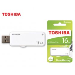 TOSHIBA FLASH DRIVE USB 2.0 16GB YAMABIKO U203 ΛΕΥΚΟ