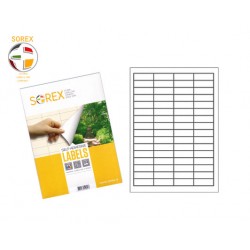 SOREX ΕΤΙΚΕΤΤΕΣ ΑΥΤ.ΕΚΤΥΠ.A4 4x16 48,5x16,9 100Φ.