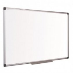 ΠΙΝΑΚΑΣ ΛΕΥΚΟΣ ΜΕΛΑΜΙΝΗΣ 90 X 120 CM ΑΛΟΥΜΙΝΕΝΙΑ ΚΟΡΝΙΖΑ