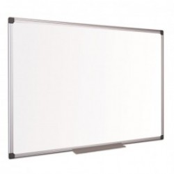 ΠΙΝΑΚΑΣ ΛΕΥΚΟΣ ΜΑΓΝΗΤΙΚΟΣ ΜΕΛΑΜΙΝΗΣ 60 X 90 CM ΑΛΟΥΜΙΝΕΝΙΑ ΚΟΡΝΙΖΑ
