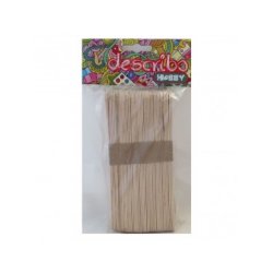 ΞΥΛΑΚΙΑ ΓΛΩΣΣΟΠΙΕΣΤΡΑ ΦΥΣΙΚΟ ΣΕΤ 80 ΤΕΜΑΧΙΩΝ 150 X 18 MM DESCRIBO * CN *