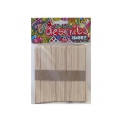 ΞΥΛΑΚΙΑ ΠΑΓΩΤΟΥ ΦΥΣΙΚΟ ΣΕΤ 100 ΤΕΜΑΧΙΩΝ 114 X 10 MM DESCRIBO * CN *