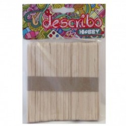 ΞΥΛΑΚΙΑ ΠΑΓΩΤΟΥ ΦΥΣΙΚΟ ΣΕΤ 100 ΤΕΜΑΧΙΩΝ 114 X 10 MM DESCRIBO * CN *