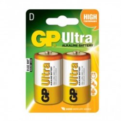 ΜΠΑΤΑΡΙΑ ULTRA ΑΛΚΑΛΙΚΗ D ΠΑΚΕΤΟ 2 ΤΕΜΑΧΙΩΝ GP