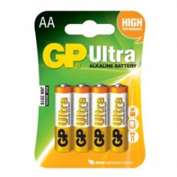 ΜΠΑΤΑΡΙΑ ULTRA ΑΛΚΑΛΙΚΗ ΑΑ ΠΑΚΕΤΟ 4 ΤΕΜΑΧΙΩΝ GP