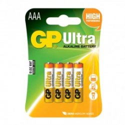 ΜΠΑΤΑΡΙΑ ULTRA ΑΛΚΑΛΙΚΗ AAA ΠΑΚΕΤΟ 4 ΤΕΜΑΧΙΩΝ GP
