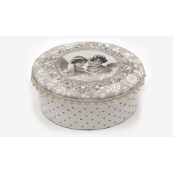 ΞΥΛΙΝΟ ΚΟΥΤΙ ΟΒΑΛ ΒΑΜΒΑΚΕΡΟ ΑΓΓΕΛΟΣ 20x15x9.5cm 17-2040 0621139